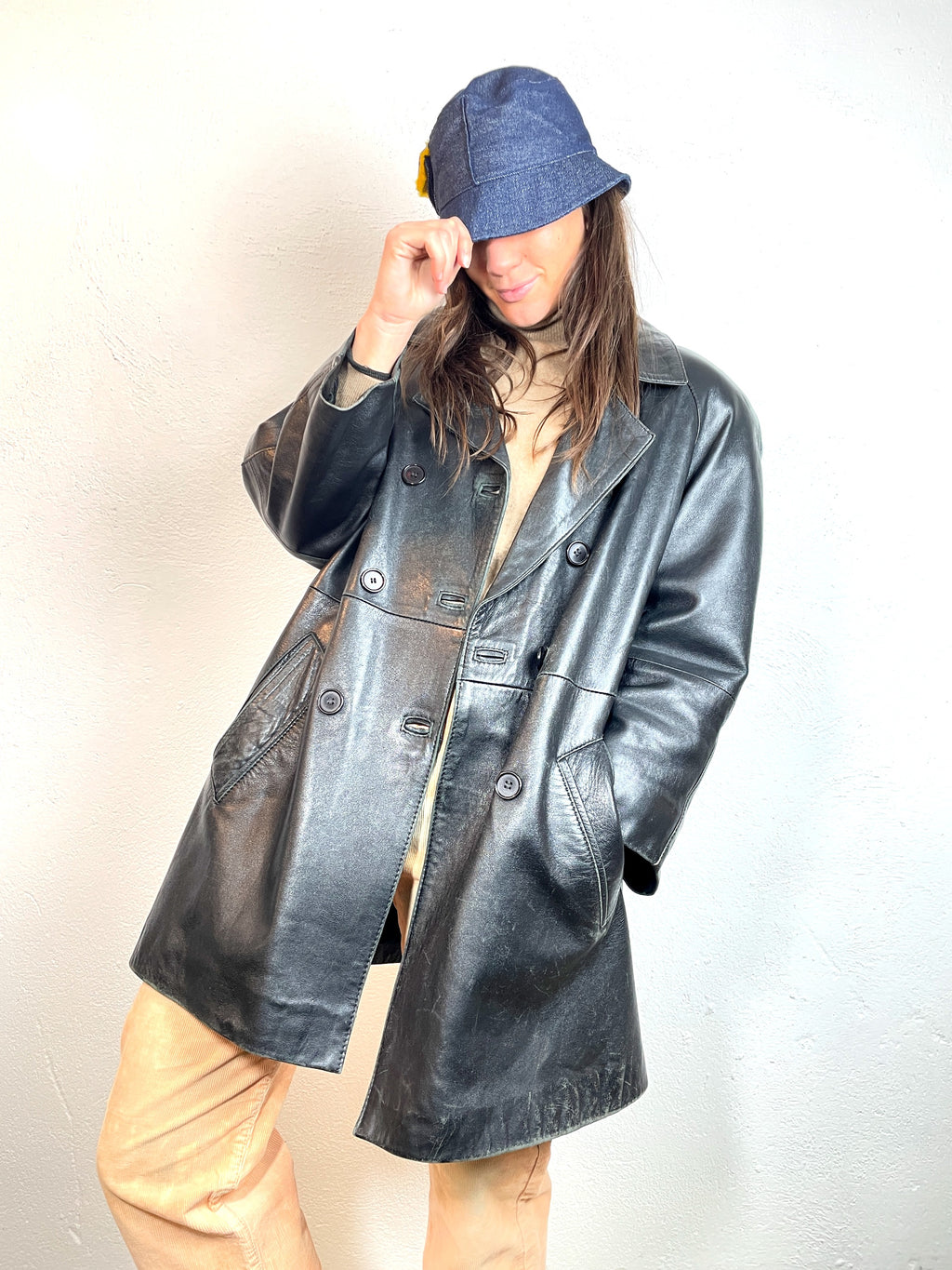 BLAZER VERA PELLE VINTAGE