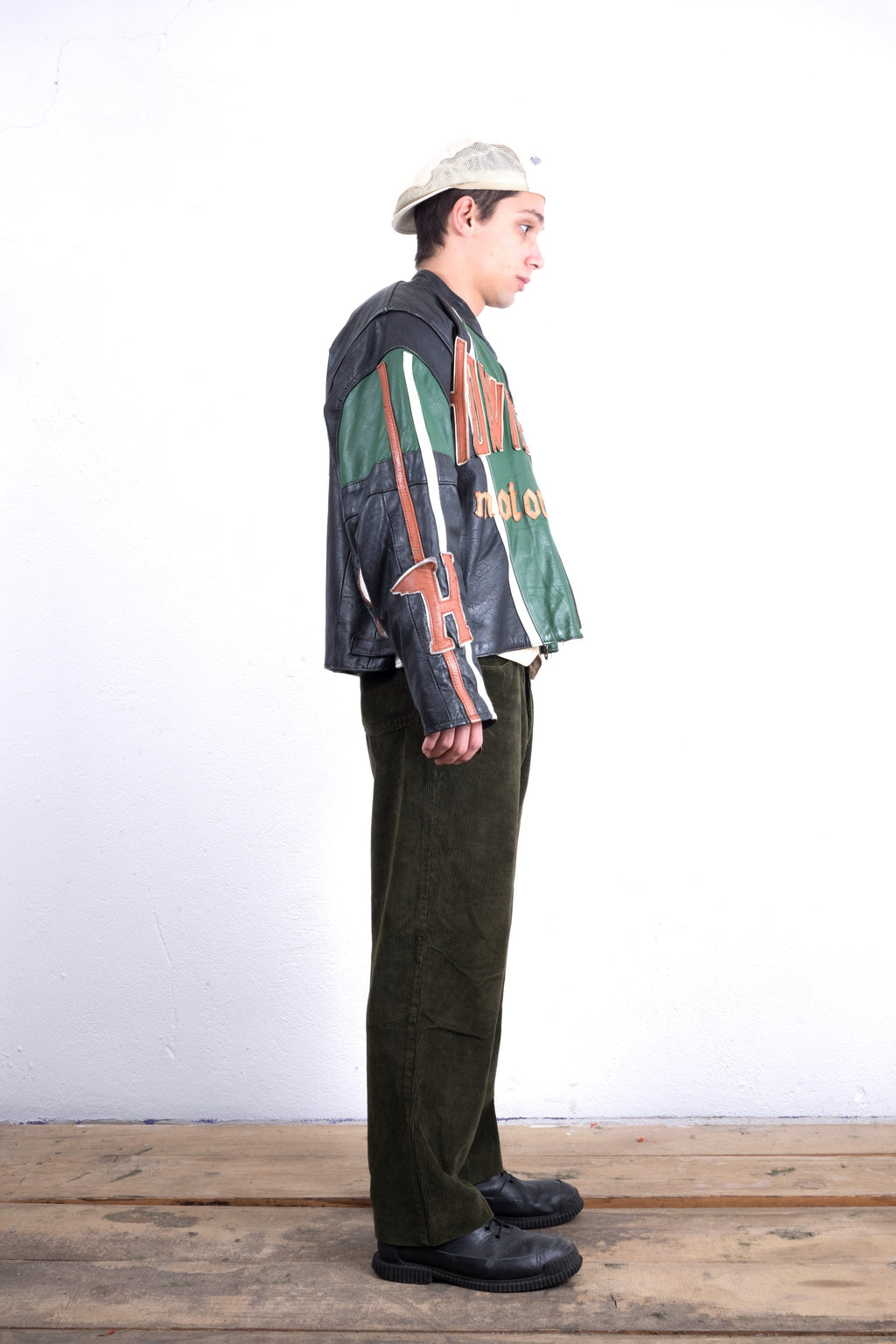 GIACCA HOWIE & SON IN VERA PELLE VINTAGE