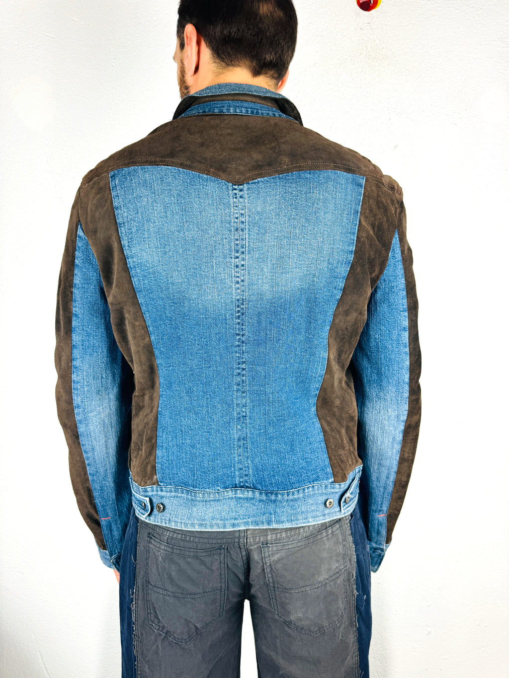 GIACCA DI JEANS E PELLE  D&G