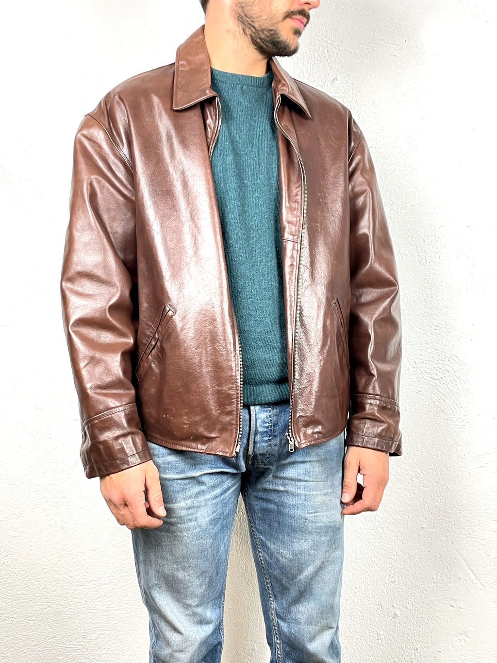 GIACCA VERA PELLE VINTAGE
