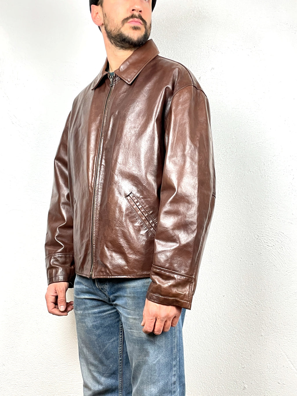 GIACCA VERA PELLE VINTAGE