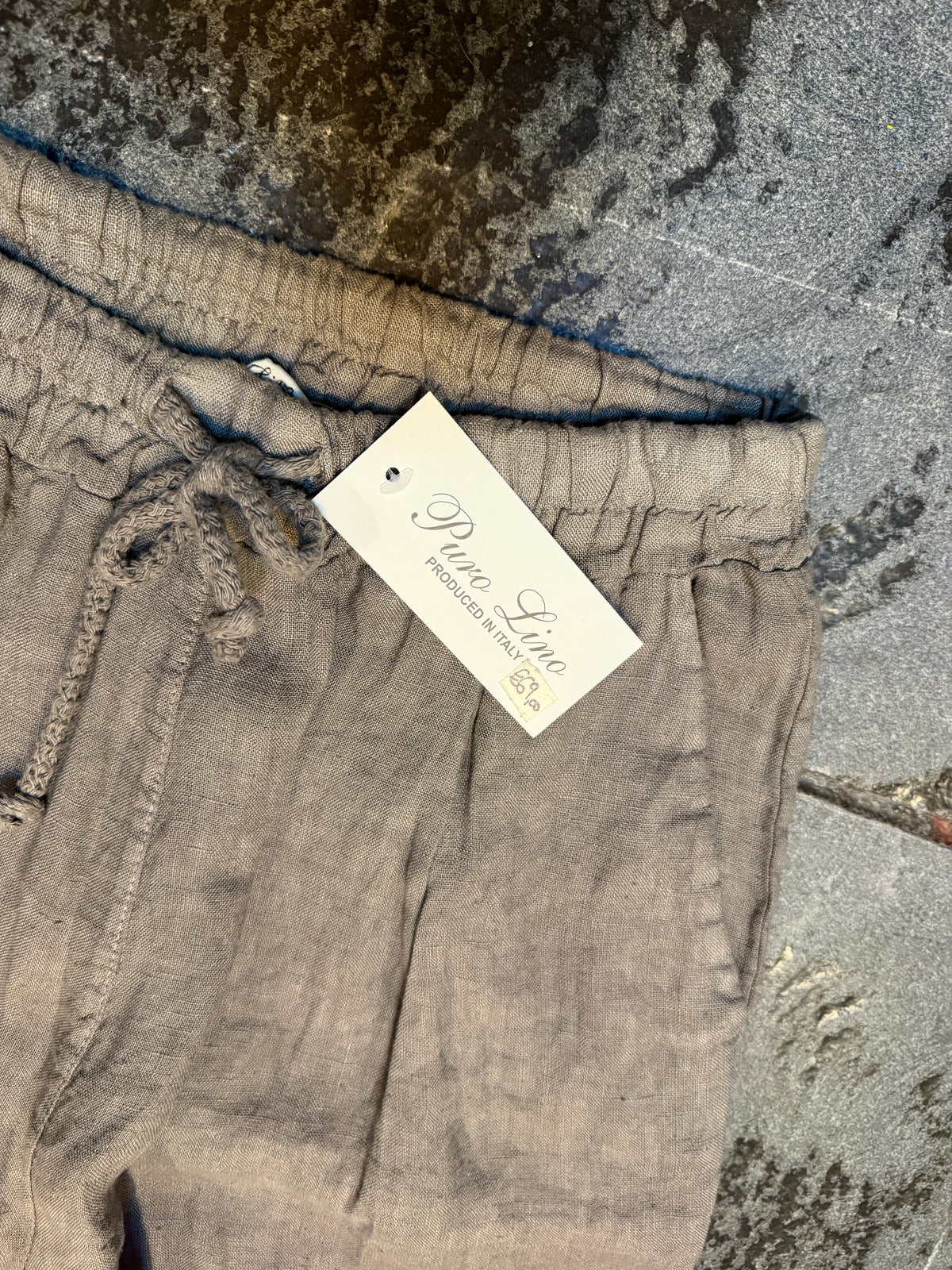 Pantaloni 100% Lino FANGO
