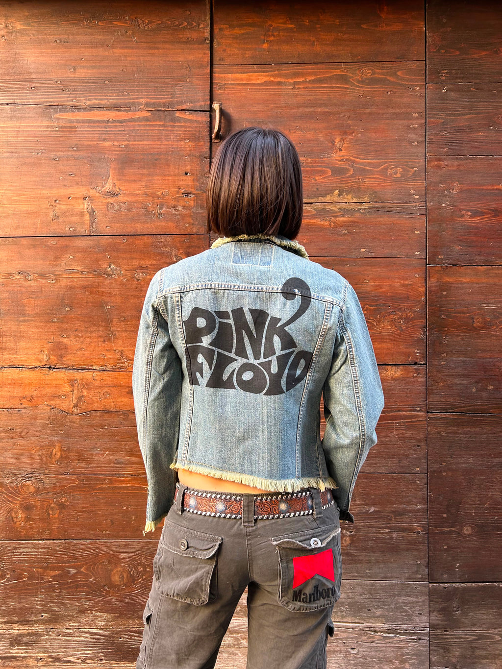 Giacchetta jeans Rockwood Pink Floyd