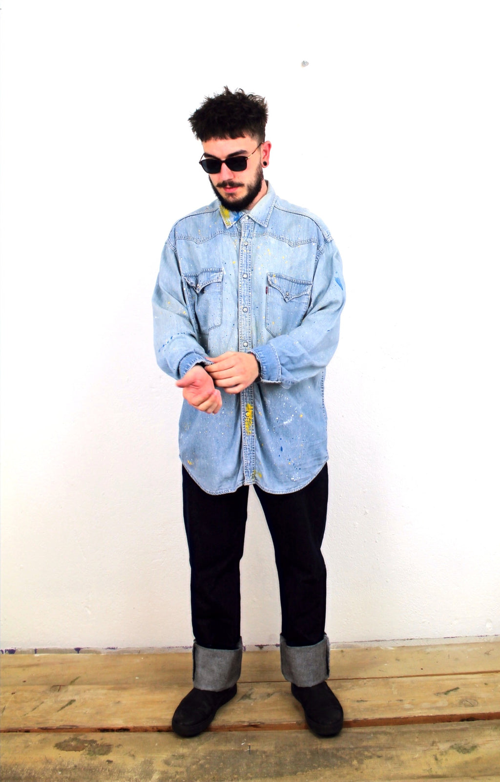 CAMICIA DI JEANS LEVIS VINTAGE CUSTOM