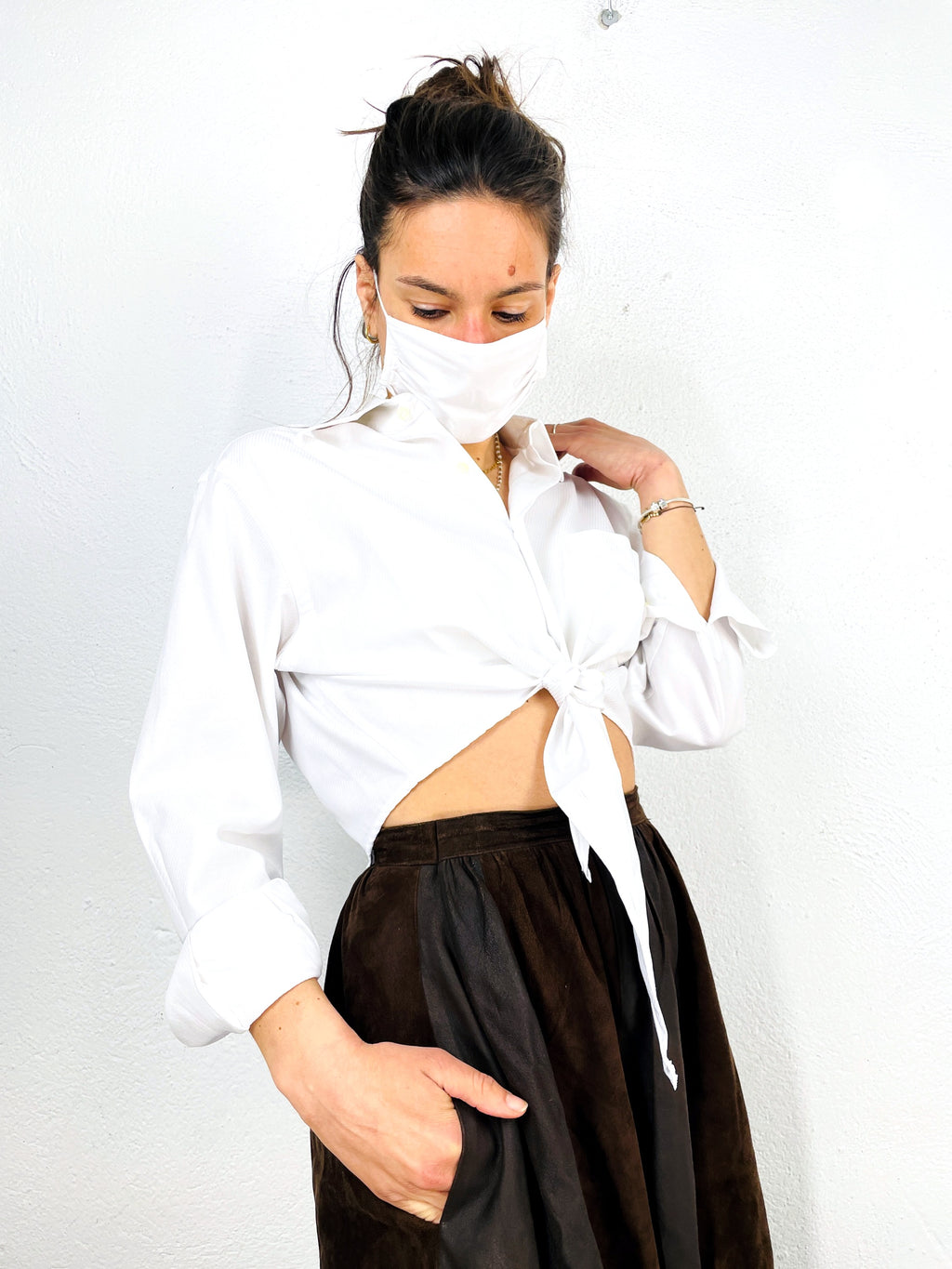 CAMICIA CROP VINTAGE
