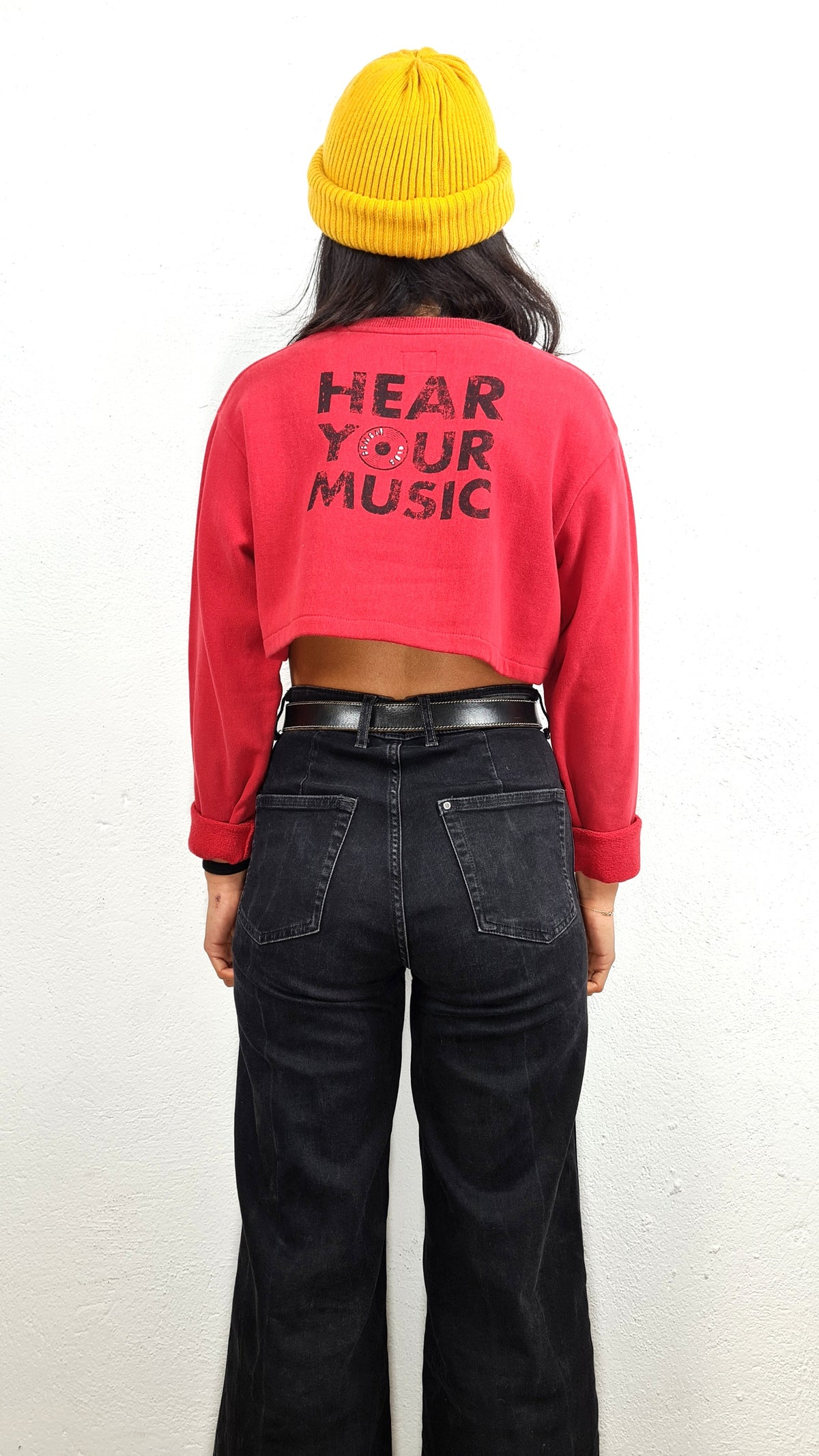 FELPA CROP ARMANI JEANS VINTAGE