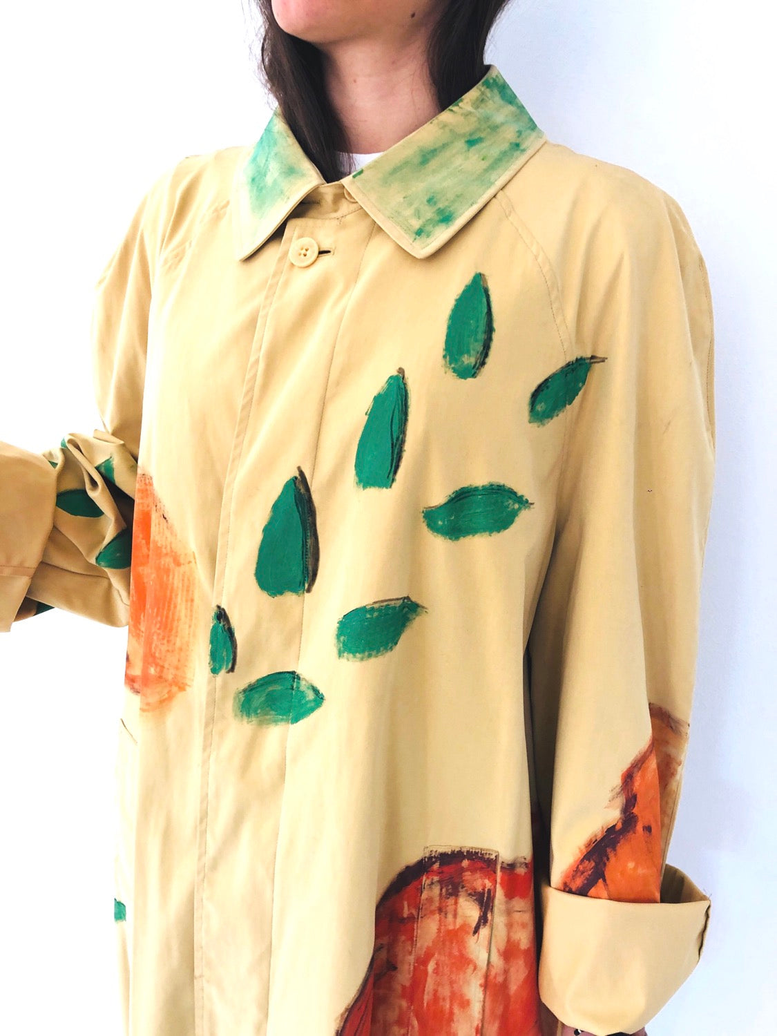 TRENCH VINTAGE DIPINTO