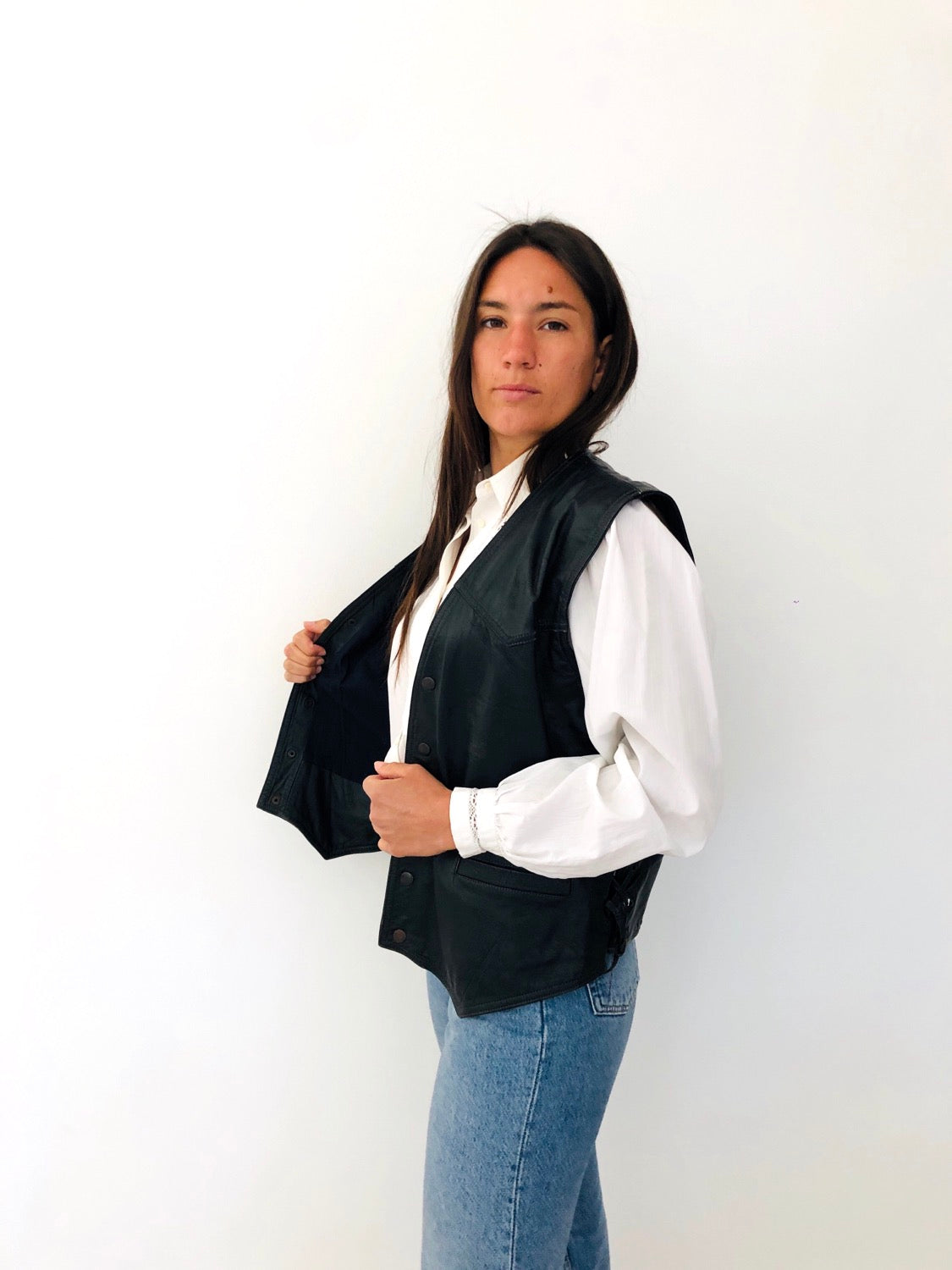 GILET PELLE SEX PISTOLS VINTAGE