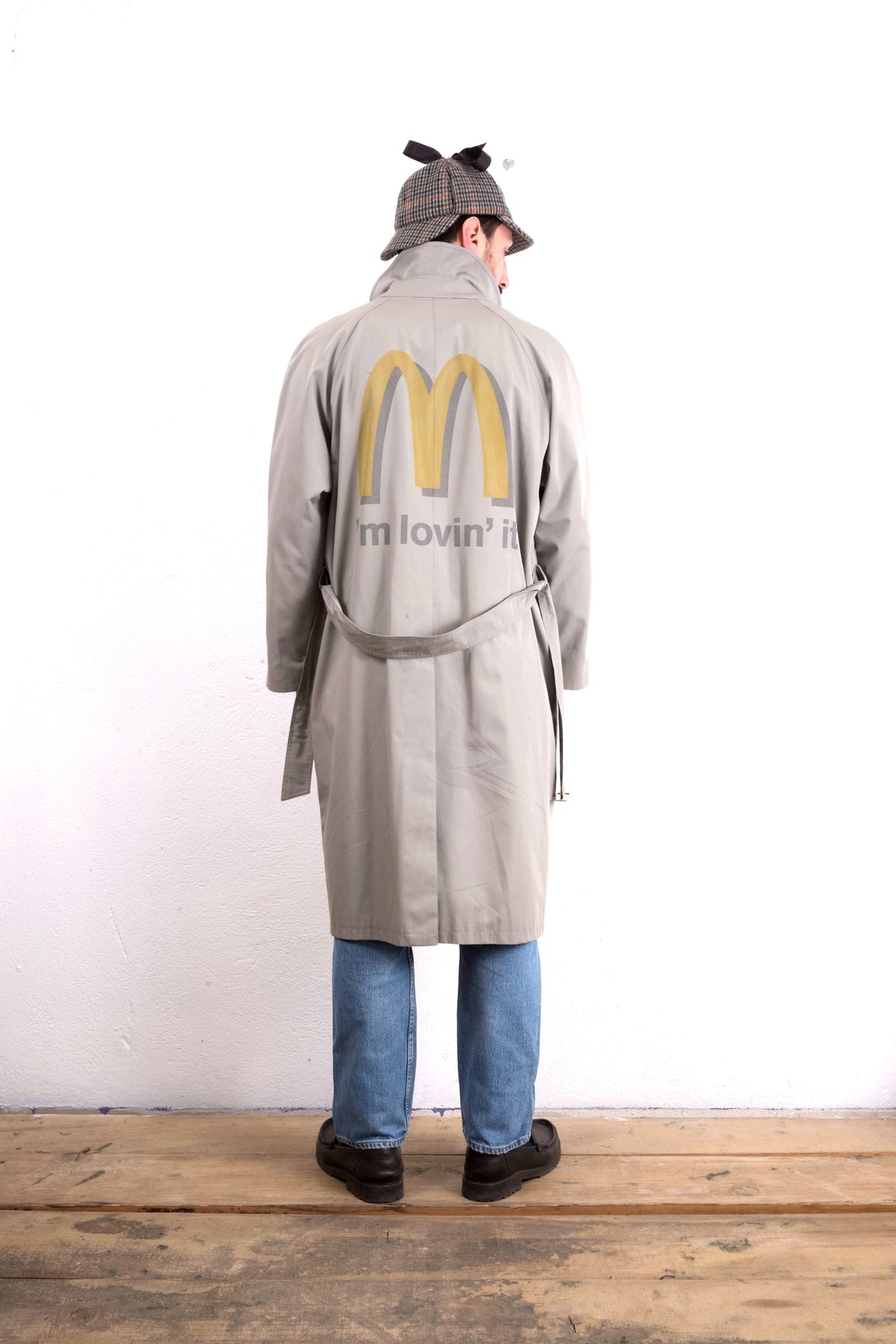 TRENCH VINTAGE CUSTOMIZZATO MC DONALDS