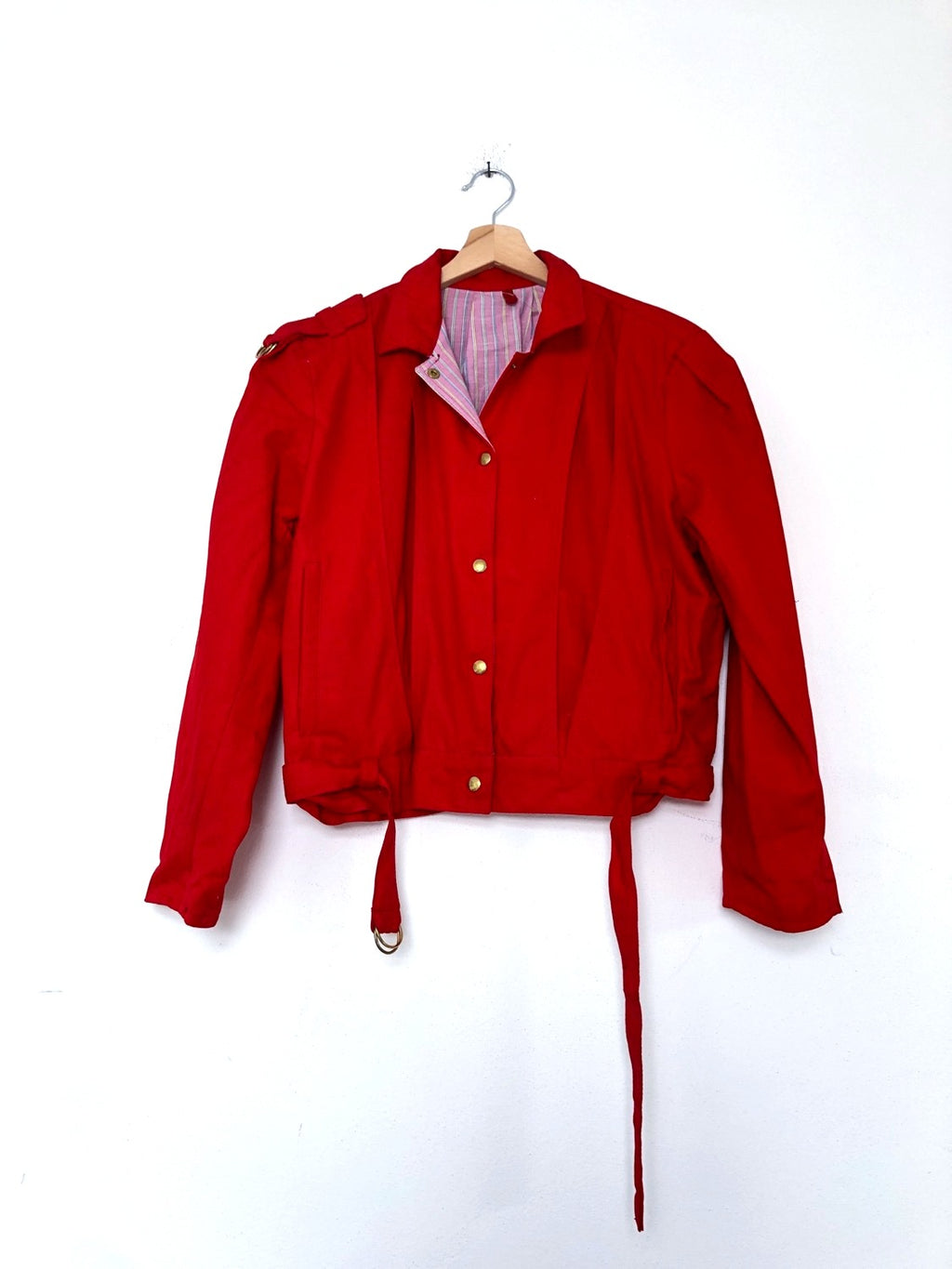 BOMBER red jacket