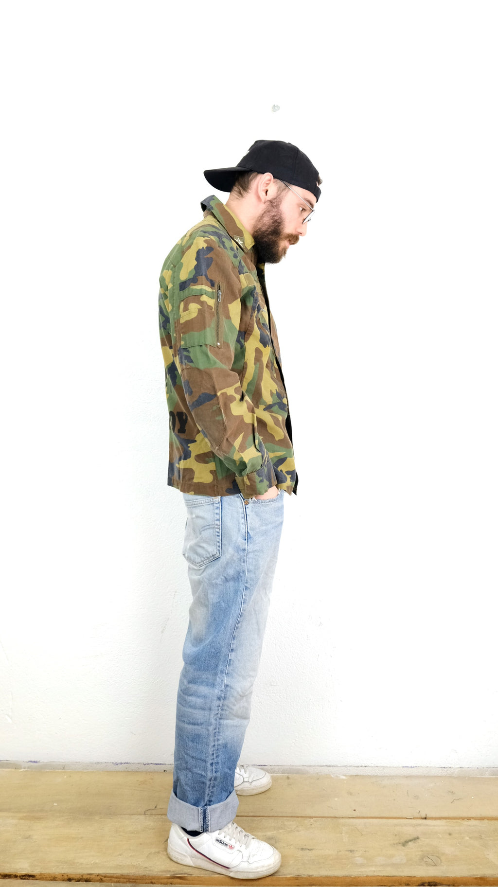 GIACCA MILITARE VINTAGE CUSTOMIZZATA PLAYBOY