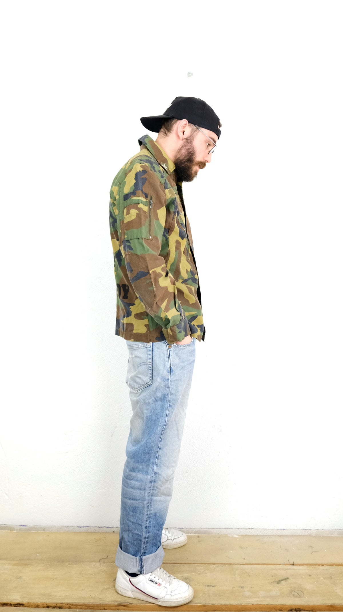 GIACCA MILITARE VINTAGE CUSTOMIZZATA PLAYBOY