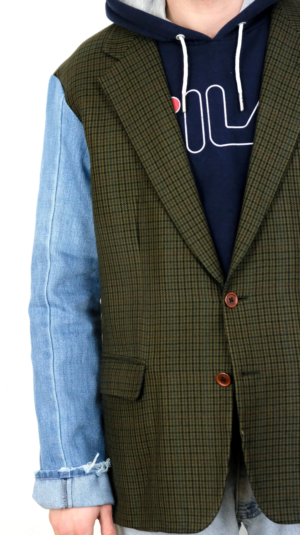 GIACCA DENIM E LANA VINTAGE