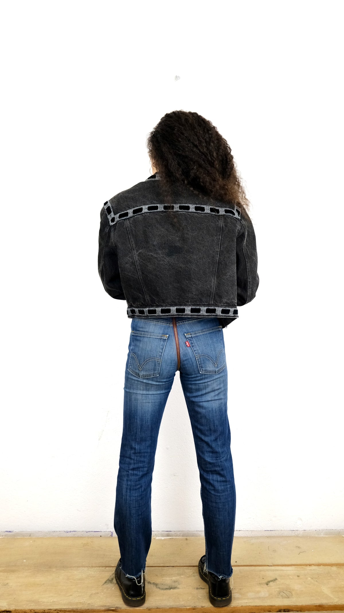 GIACCA DI JEANS ROCCO BAROCCO VINTAGE