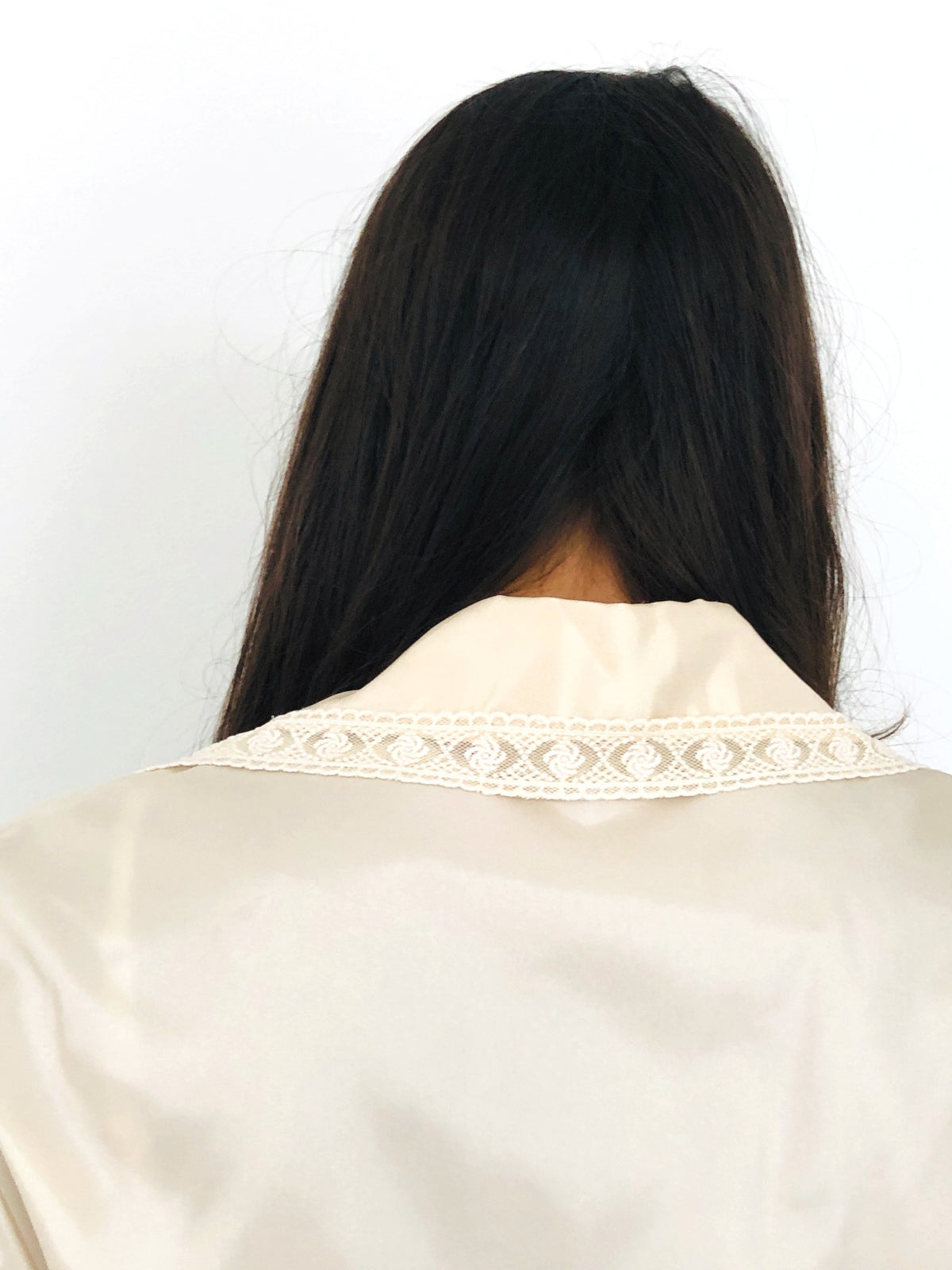 CAMICIA SETA E PIZZO VINTAGE
