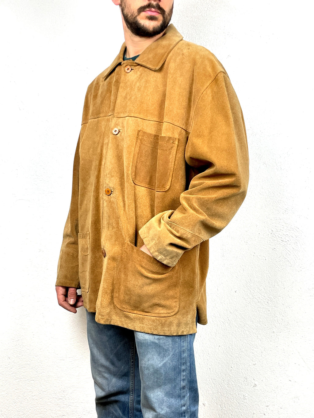 GIACCA IN PELLE SCAMOSCIATA VINTAGE