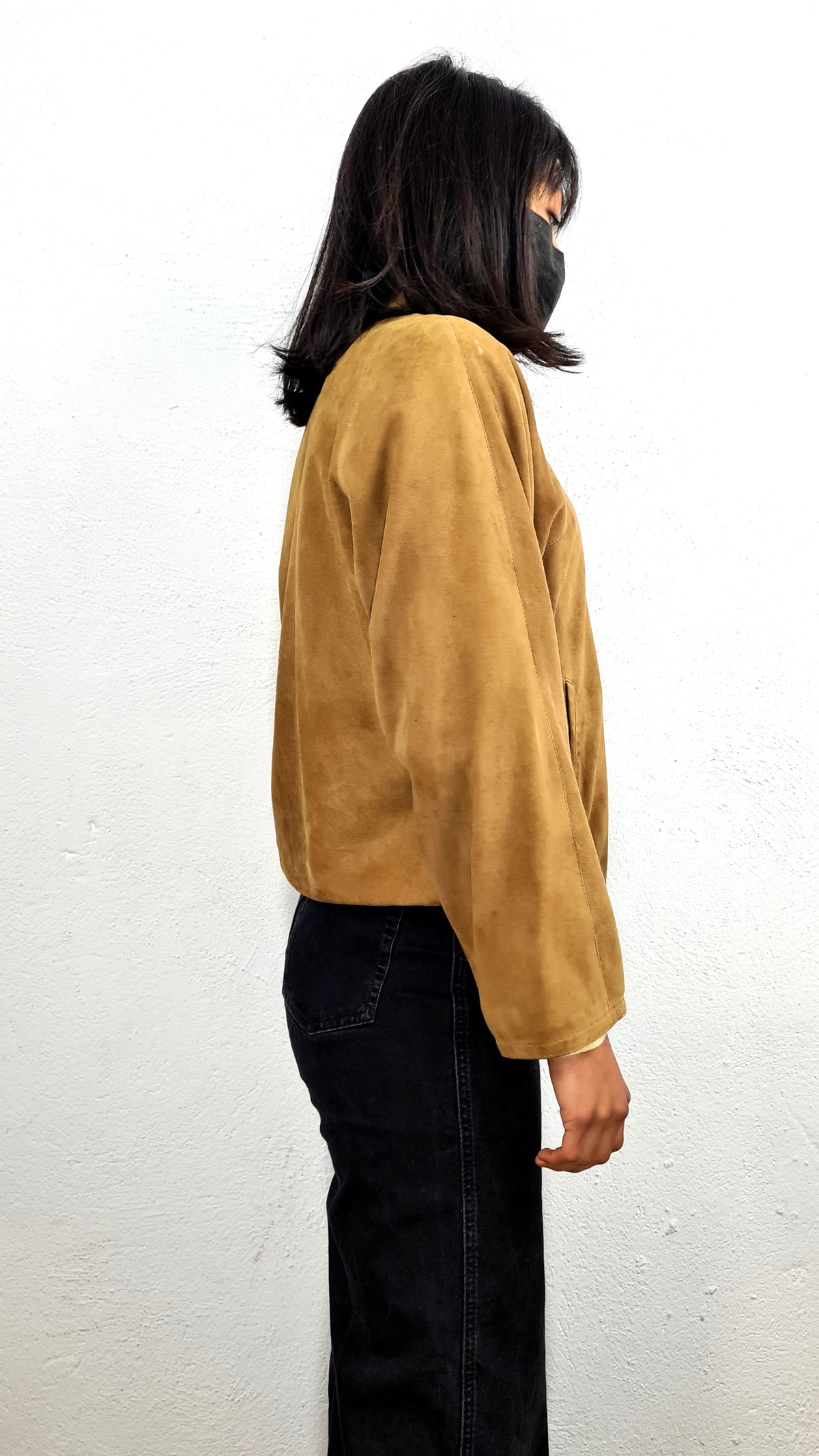 GIACCA IN PELLE SCAMOSCIATA VINTAGE