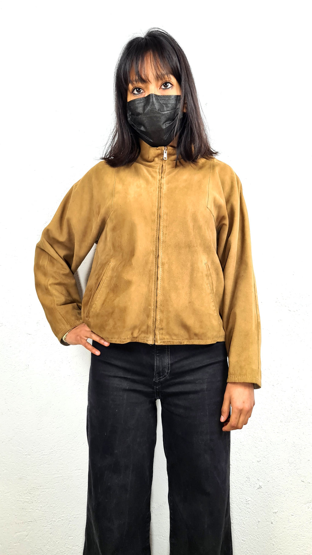 GIACCA IN PELLE SCAMOSCIATA VINTAGE