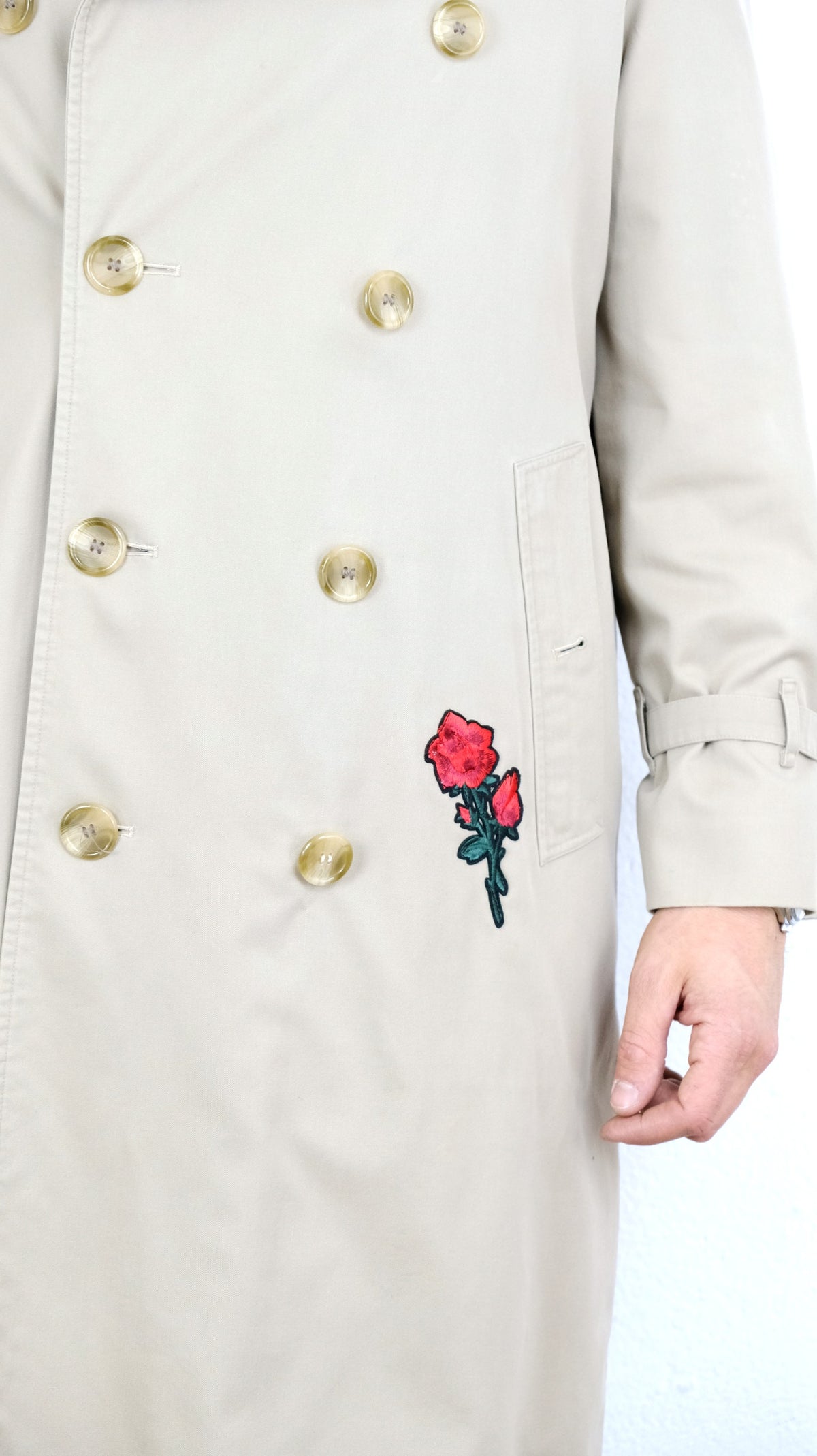 TRENCH BURBERRY VINTAGE CUSTOMIZZATO