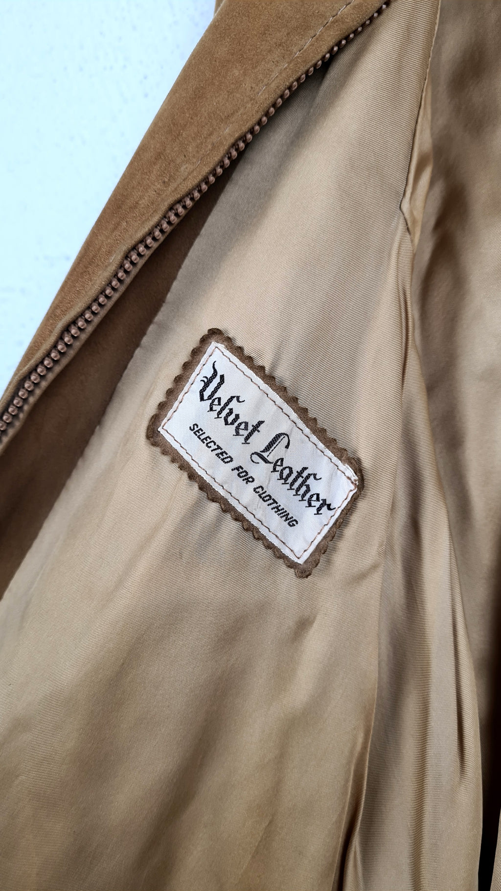 GIACCA IN PELLE SCAMOSCIATA VINTAGE