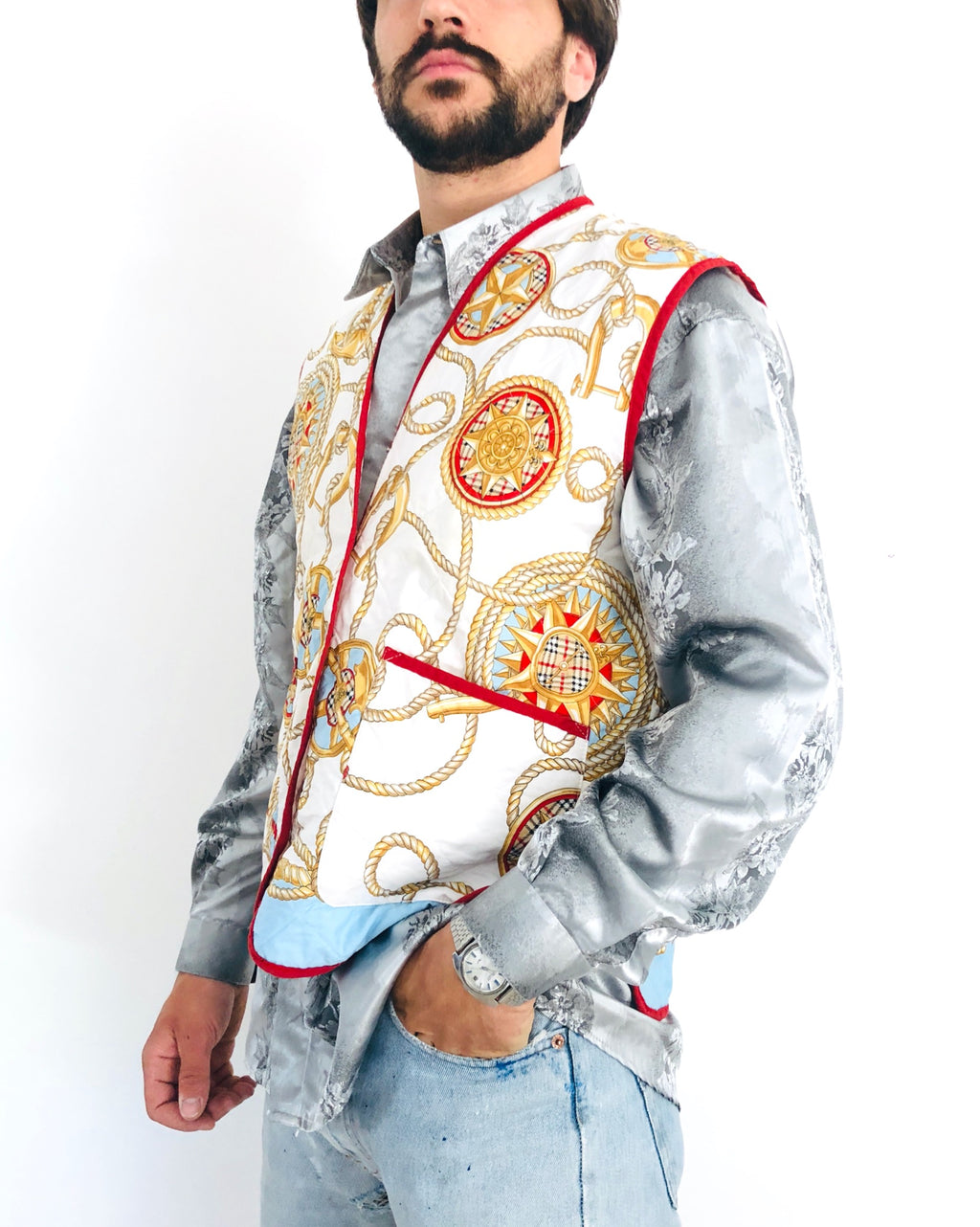 GILET BURBERRYS VINTAGE