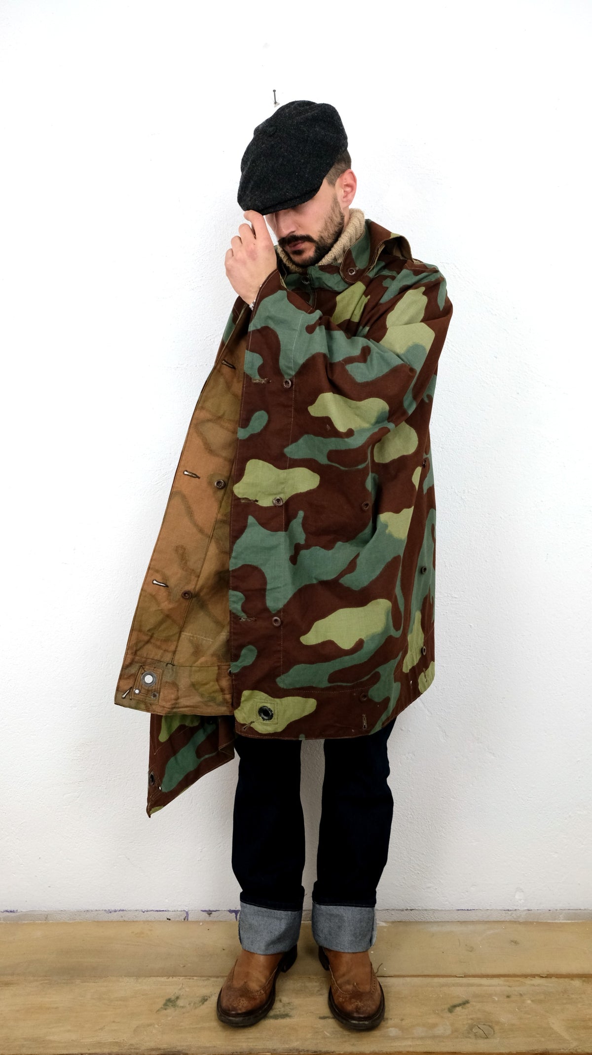 MANTELLA MILITARE VINTAGE ITALIANA ANNI ‘70