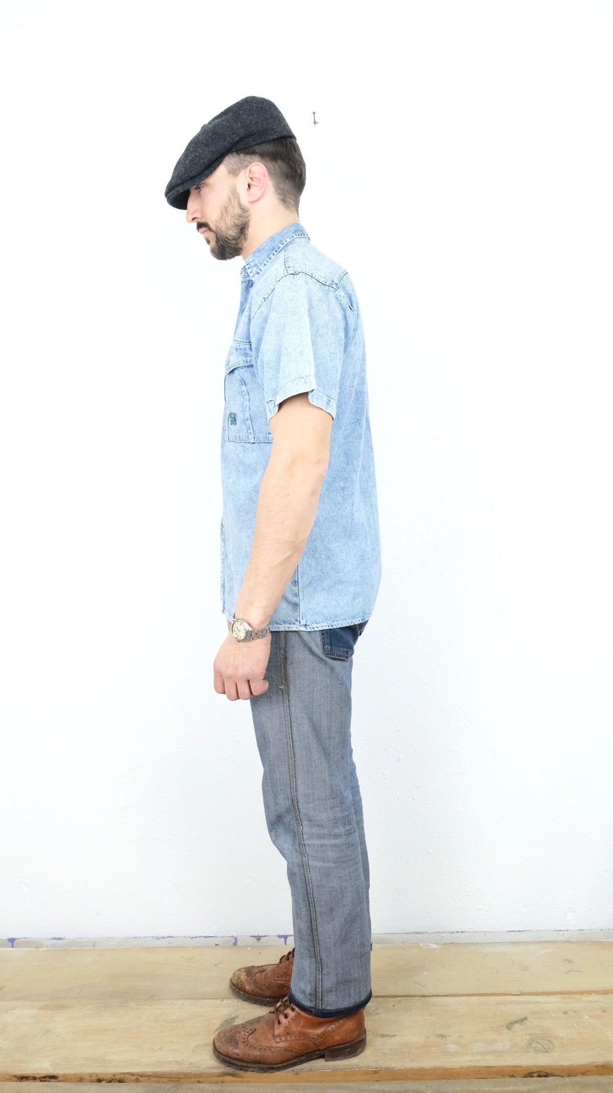 CAMICIA DI JEANS VINTAGE ANNI '80