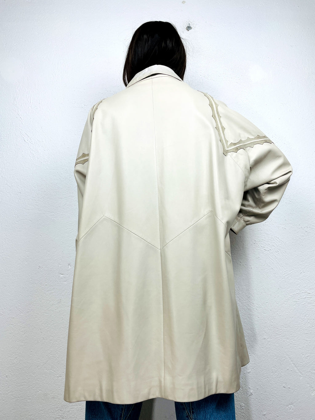 TRENCH IN PELLE VINTAGE