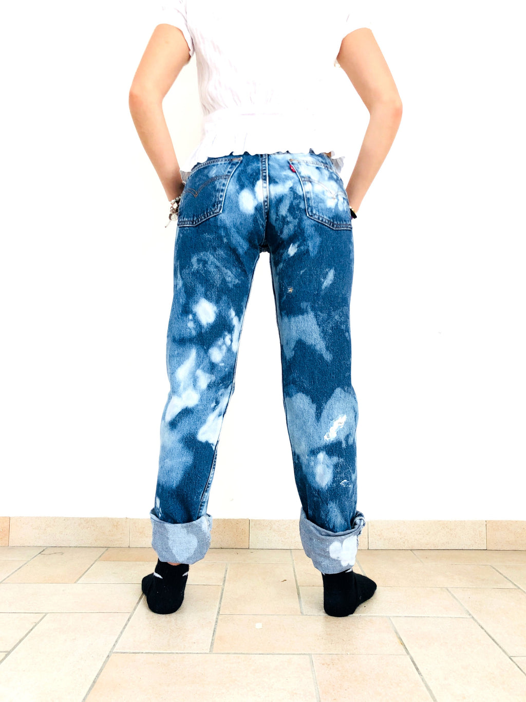 JEANS LEVI'S 501 TIE-DYE VINTAGE
