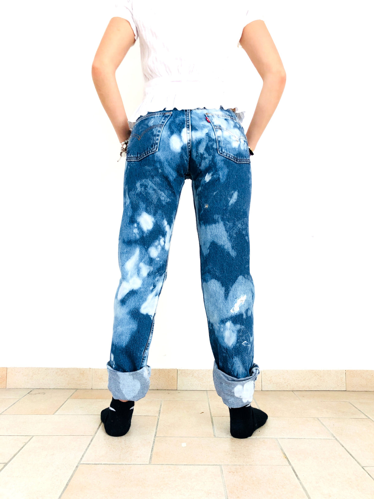 JEANS LEVI'S 501 TIE-DYE VINTAGE