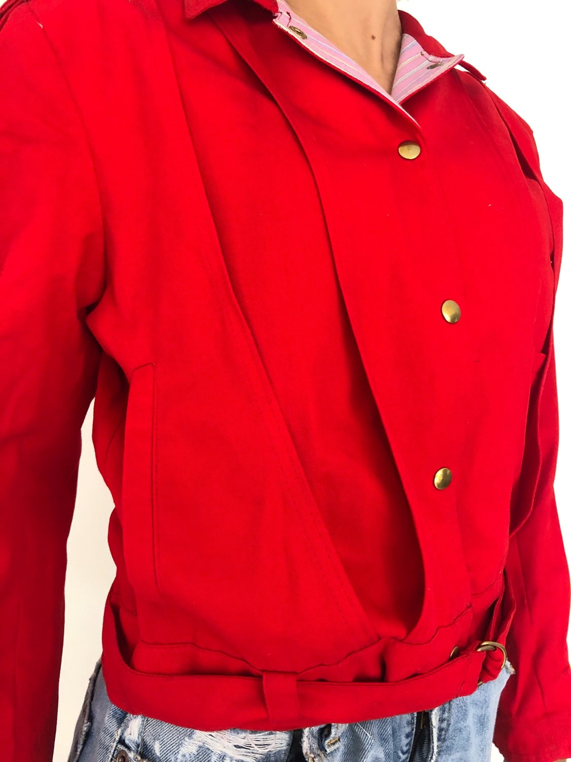 BOMBER red jacket