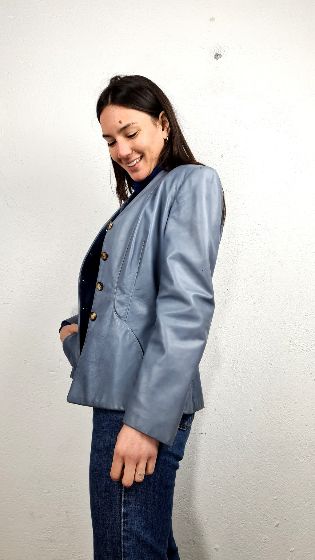 GIACCA TRUSSARDI IN PELLE VINTAGE