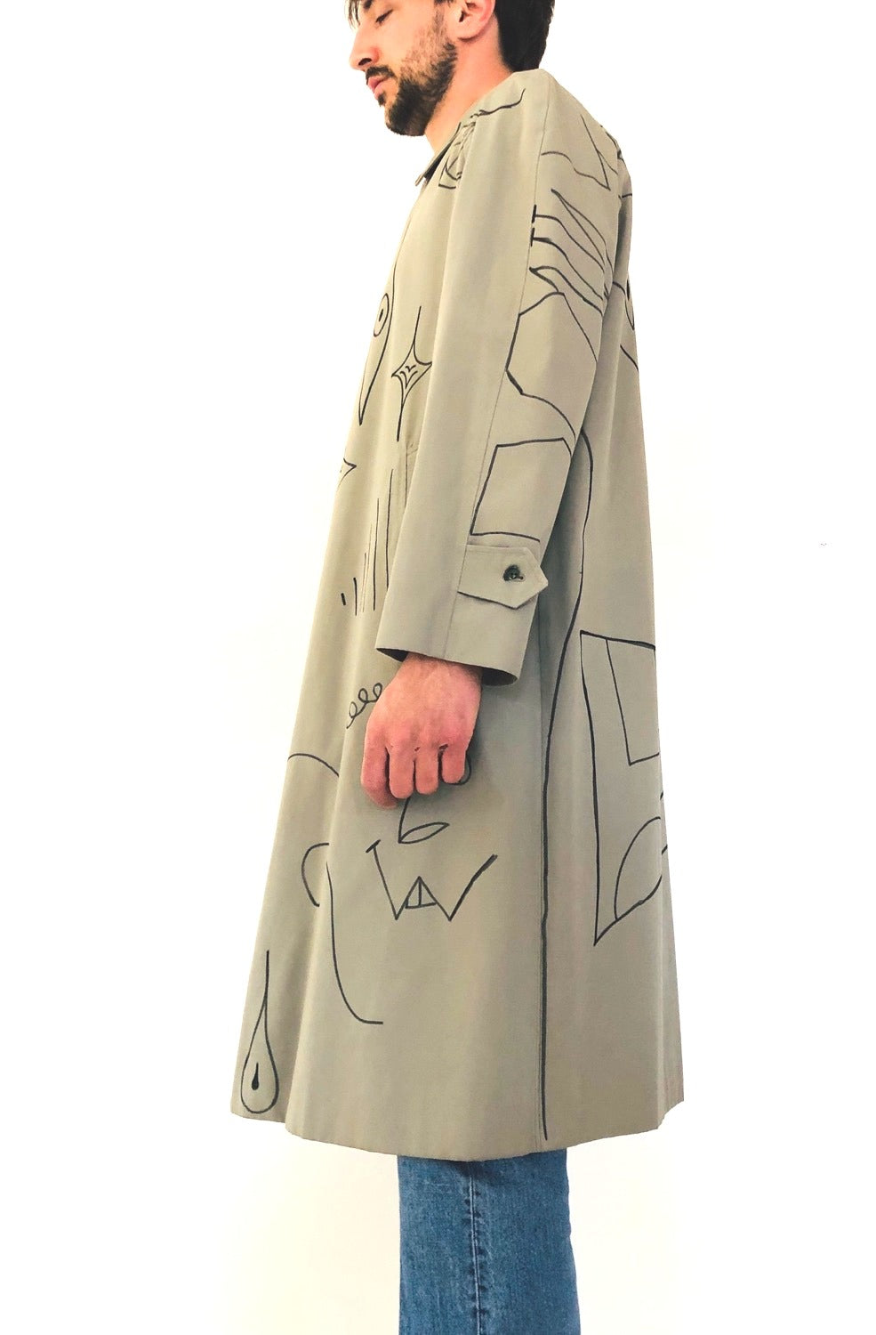TRENCH VINTAGE CUSTOMIZZATO