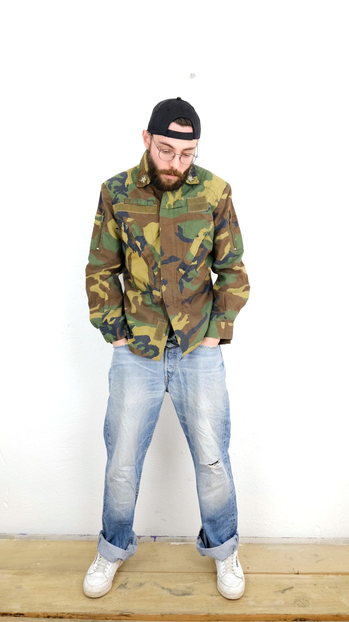 GIACCA MILITARE VINTAGE CUSTOMIZZATA PLAYBOY