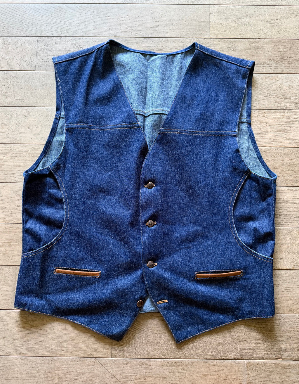 Gilet denim anni 80