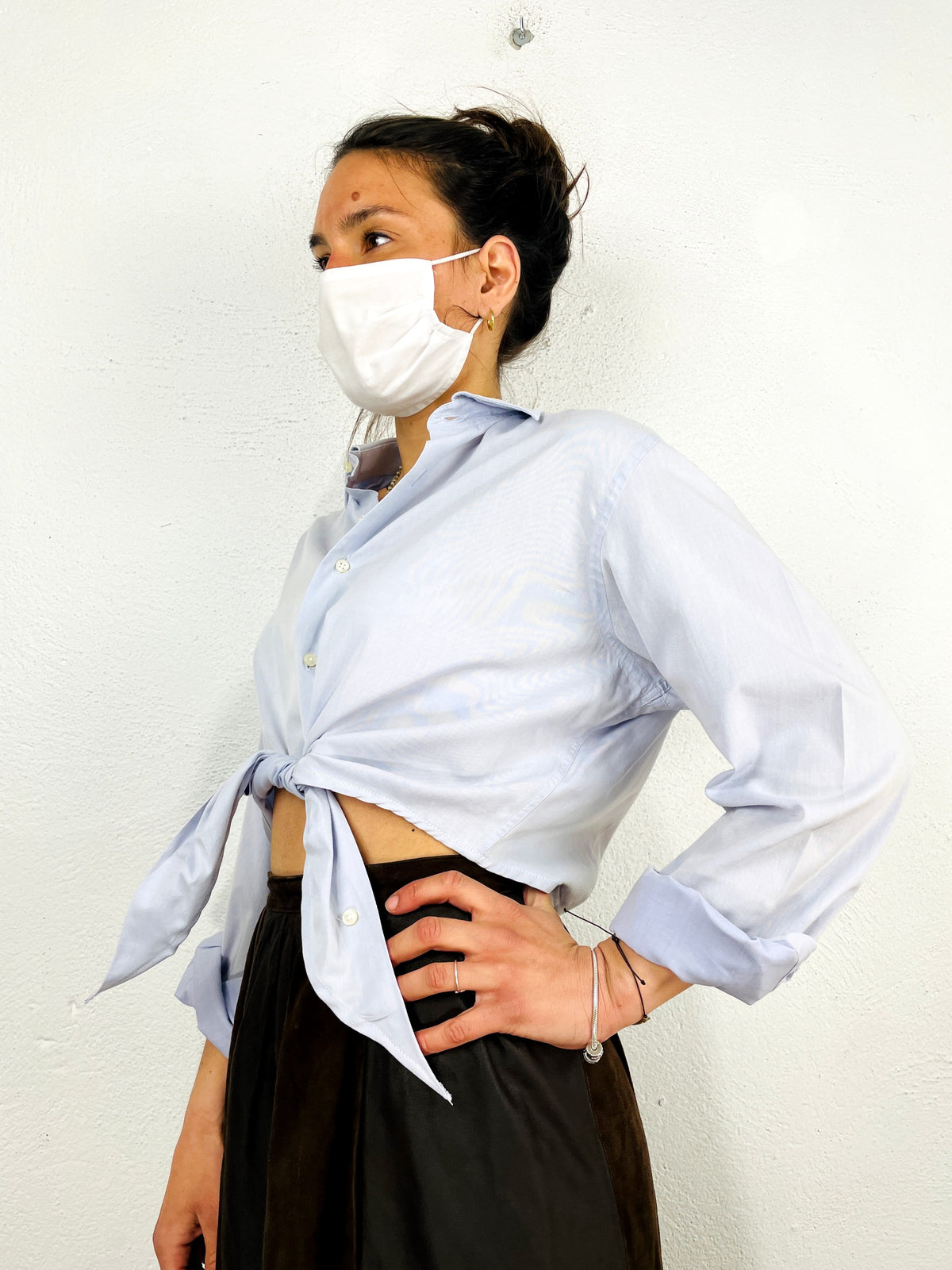 CAMICIA CROP VINTAGE