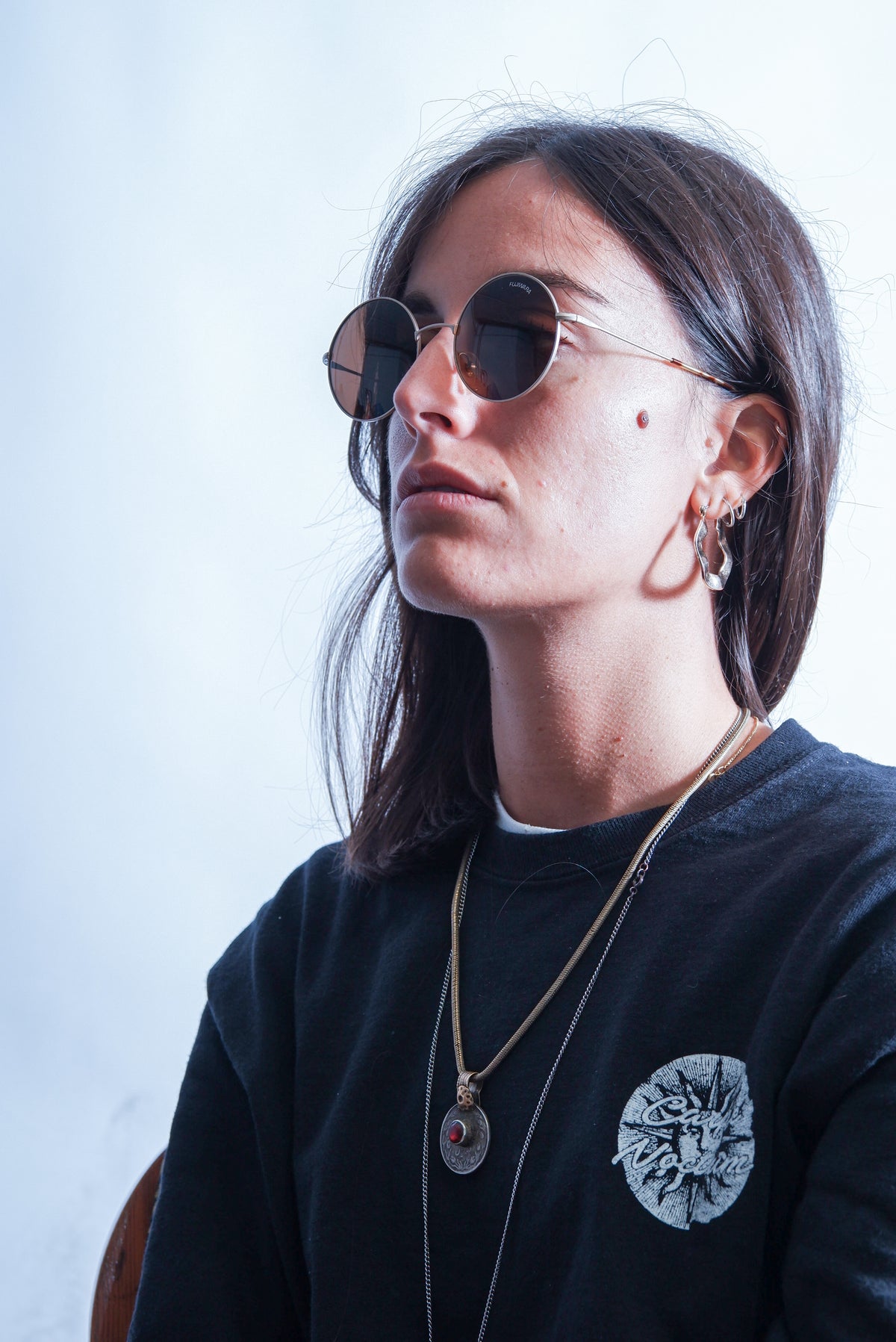 FUJIWARA 3 oro opaco vintage sunglasses DEADSTOCK