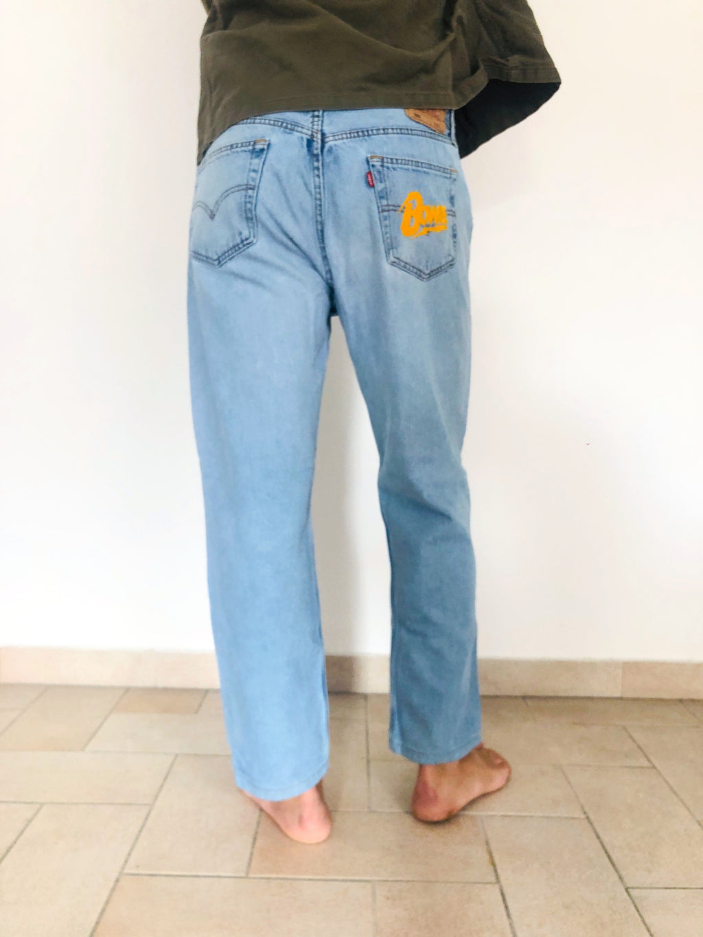 JEANS 501 LEVI'S VINTAGE CUSTOMIZZATI
