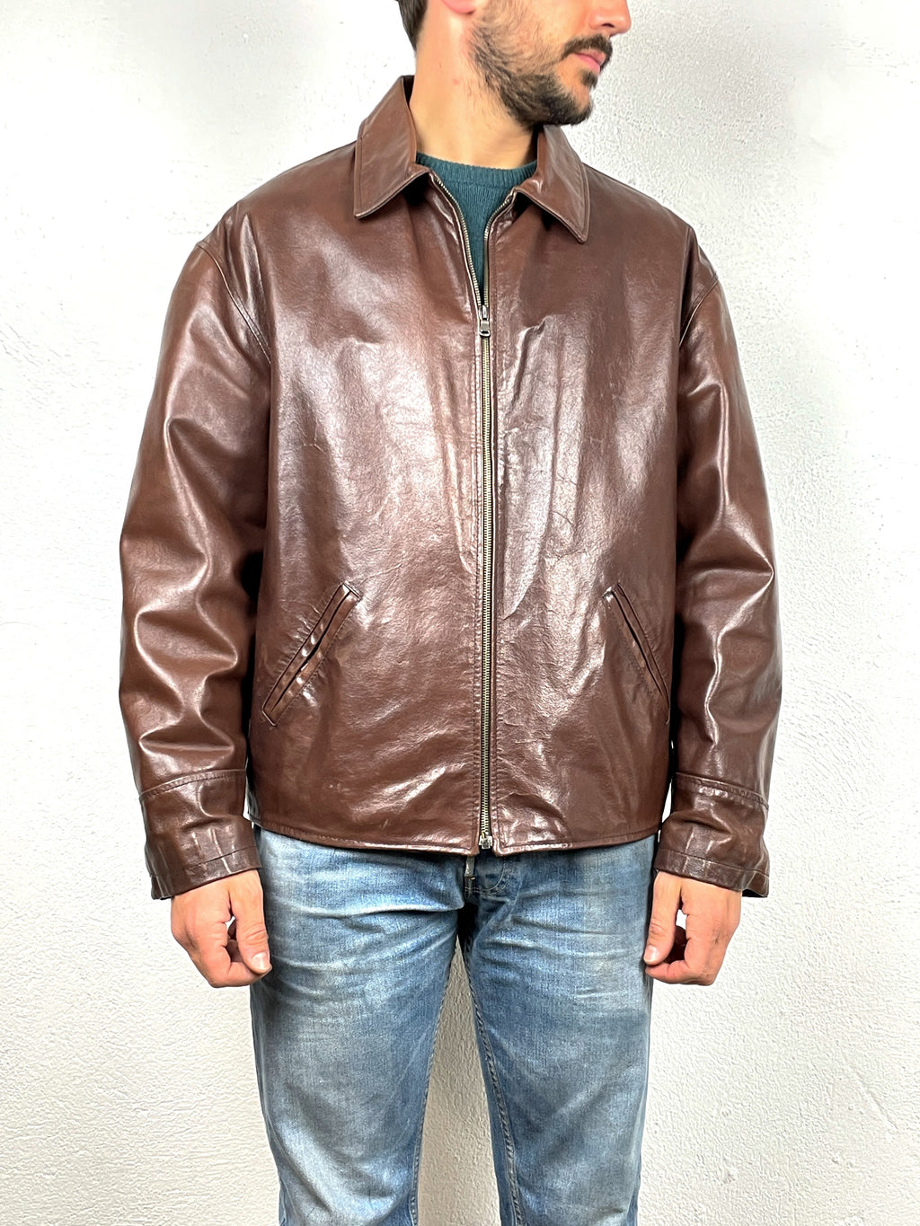 GIACCA VERA PELLE VINTAGE