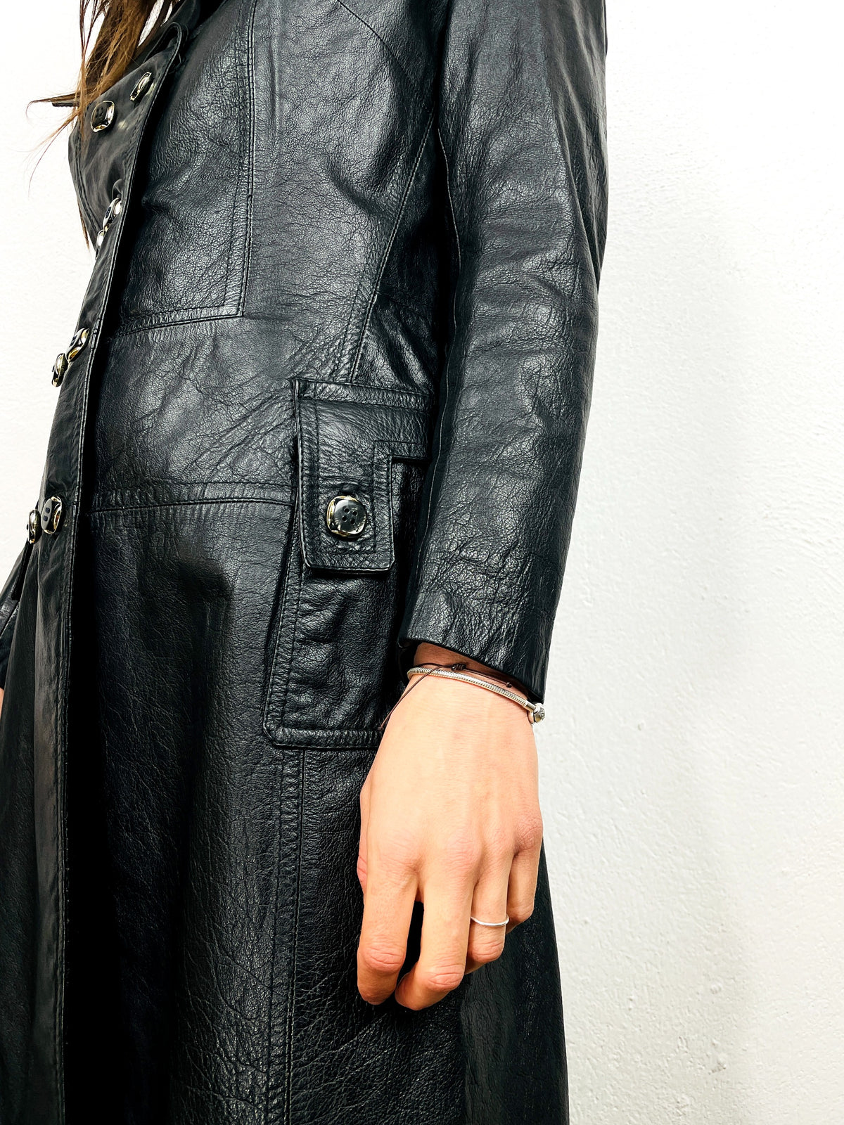 TRENCH IN PELLE VINTAGE