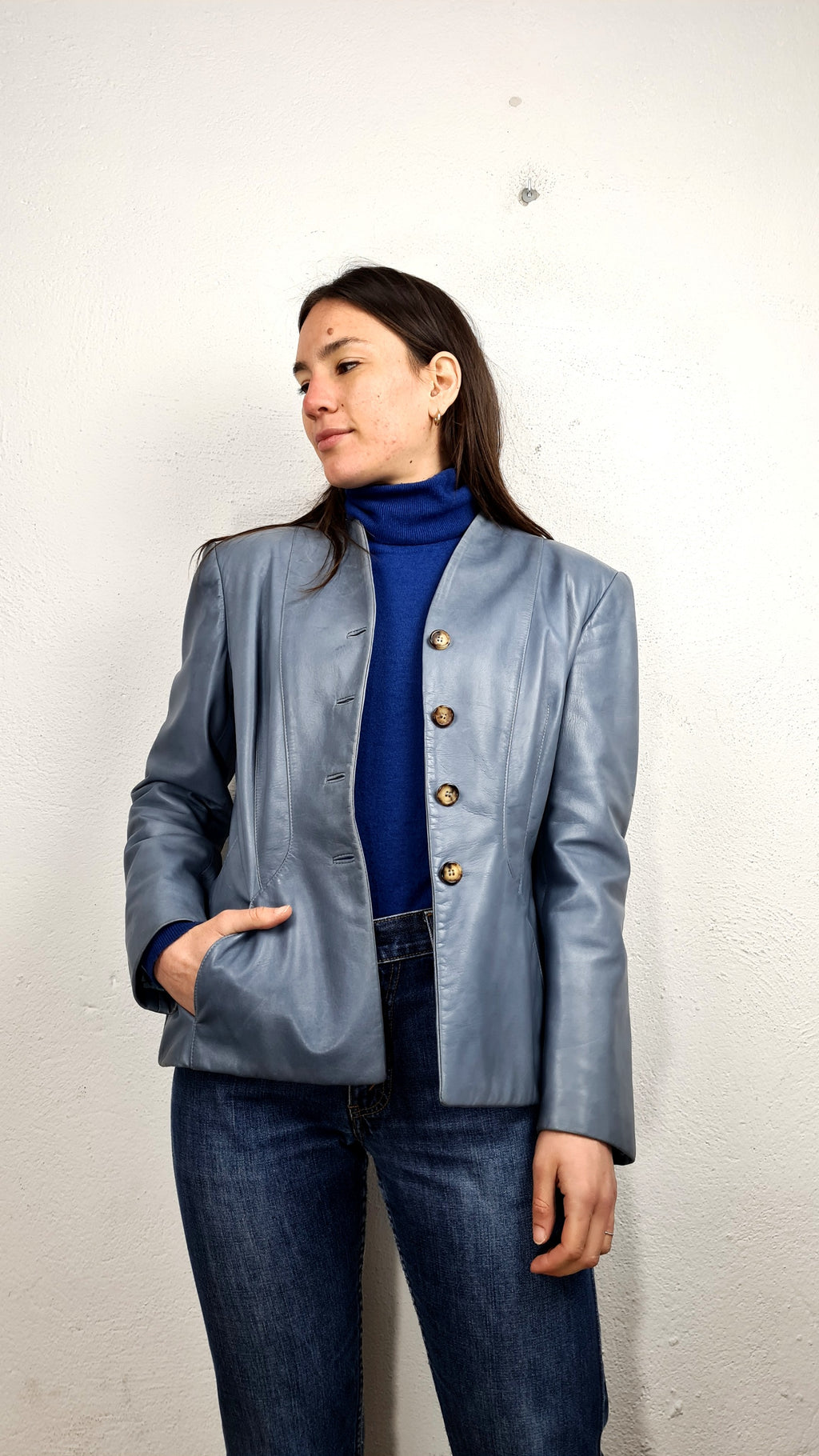 GIACCA TRUSSARDI IN PELLE VINTAGE