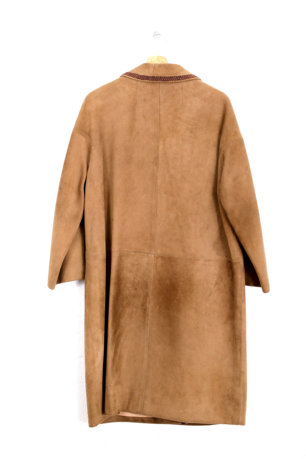 TRENCH IN PELLE SCAMOSCIATA VINTAGE