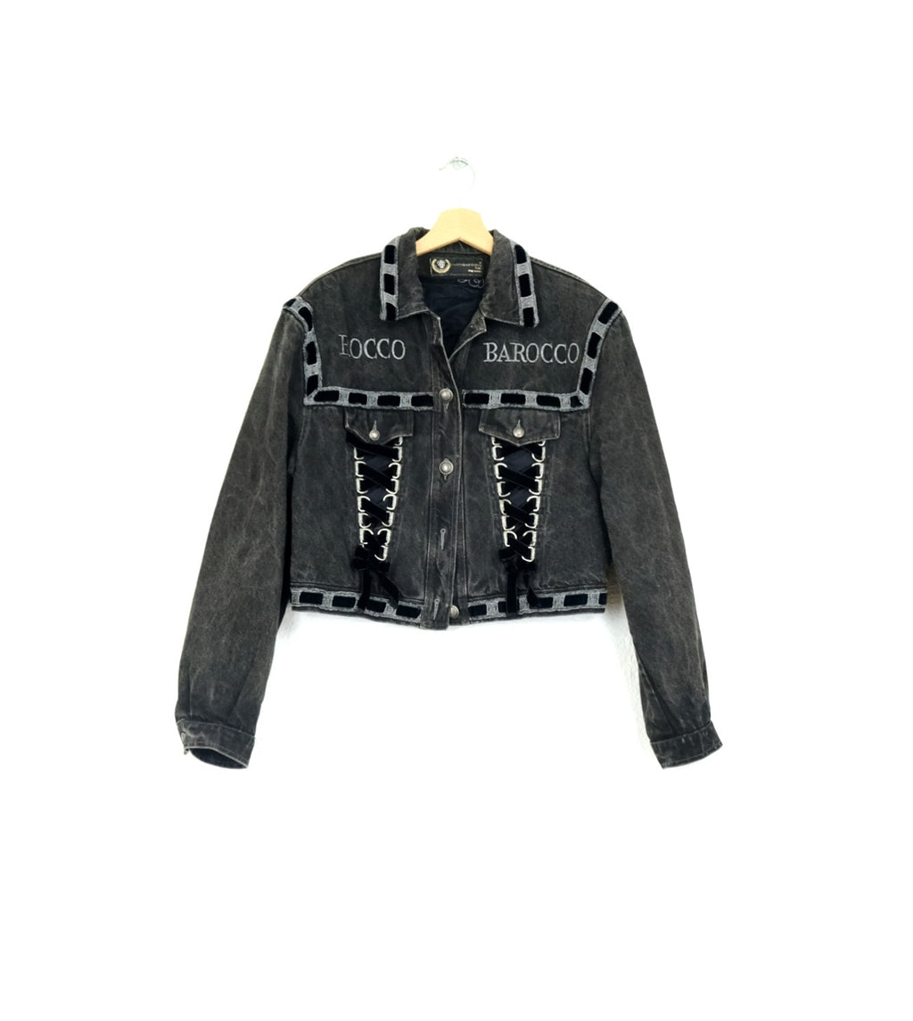 GIACCA DI JEANS ROCCO BAROCCO VINTAGE