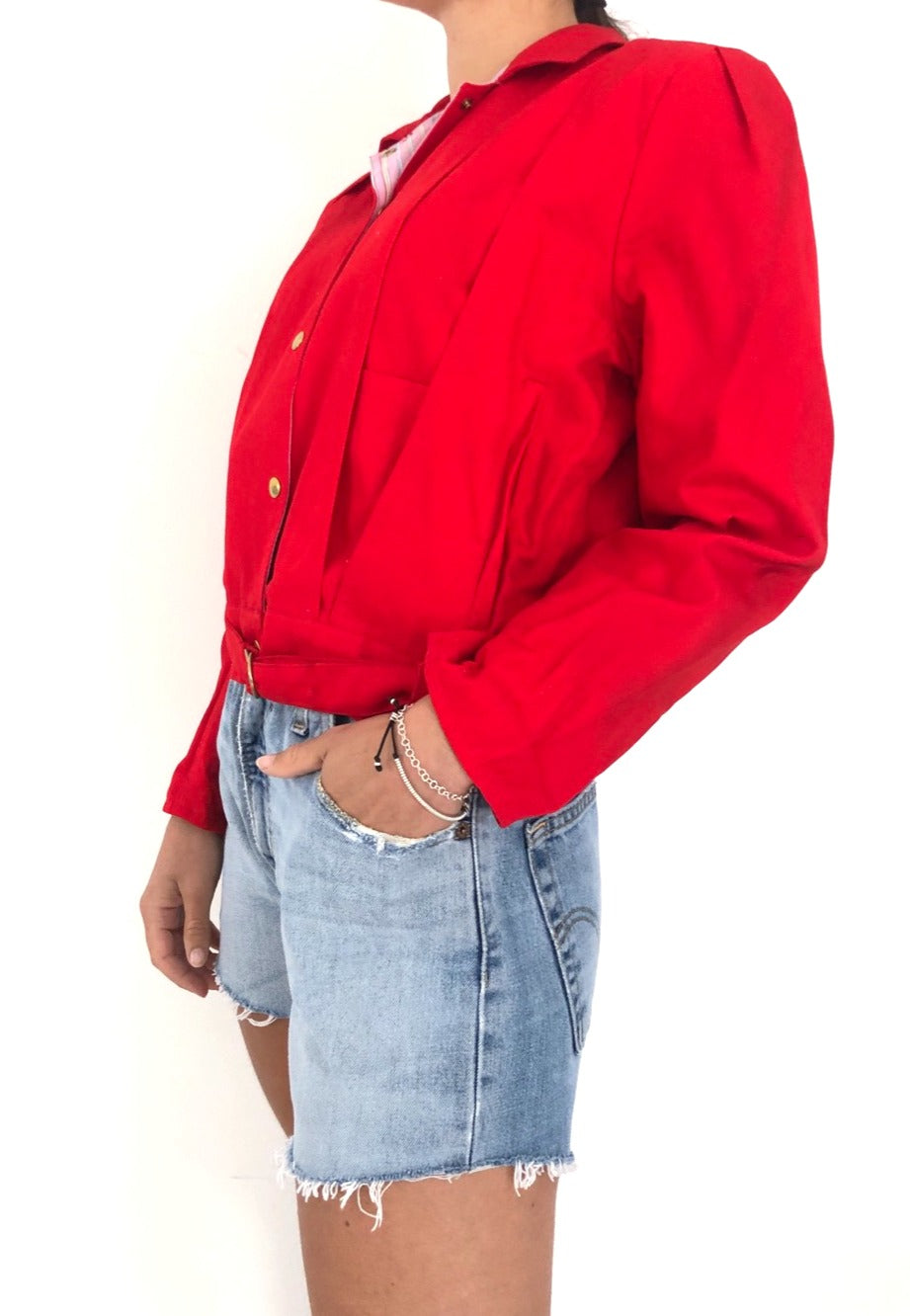 BOMBER red jacket