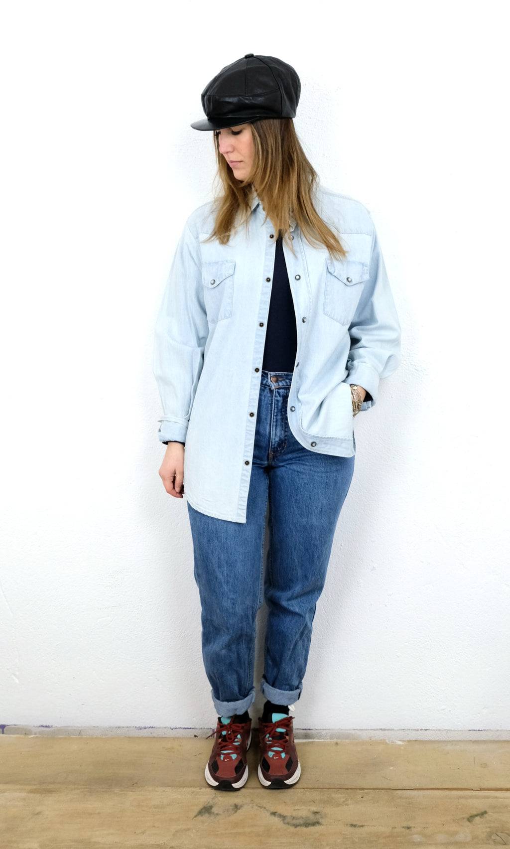 CAMICIA DI JEANS VINTAGE MV AUGUSTA