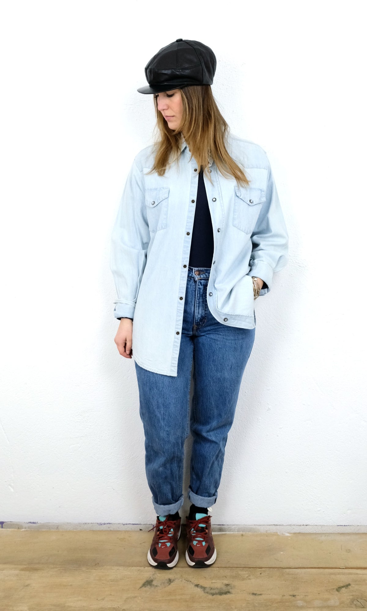 CAMICIA DI JEANS VINTAGE MV AUGUSTA
