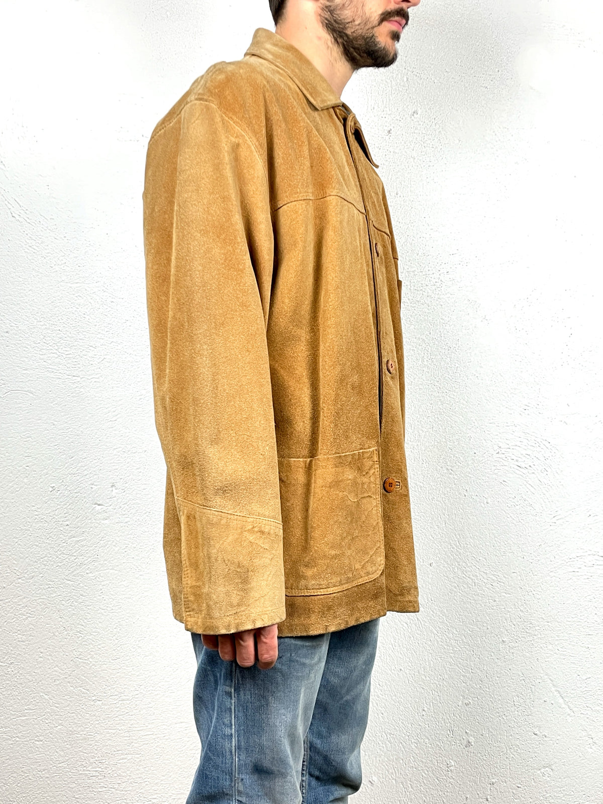 GIACCA IN PELLE SCAMOSCIATA VINTAGE