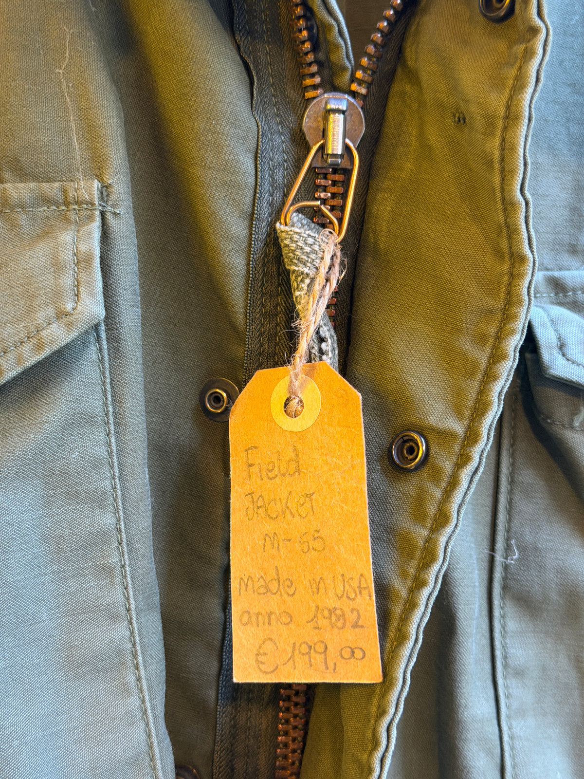 Medium long field jacket m-65 1982