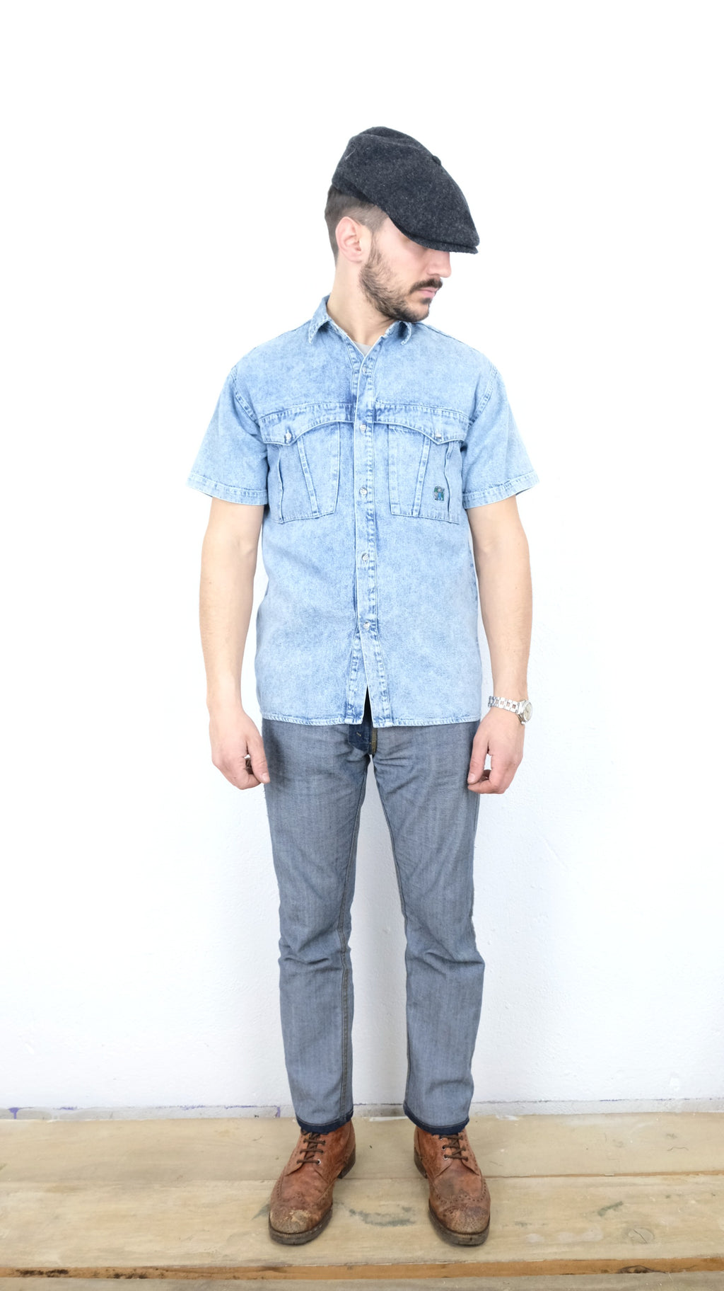CAMICIA DI JEANS VINTAGE ANNI '80
