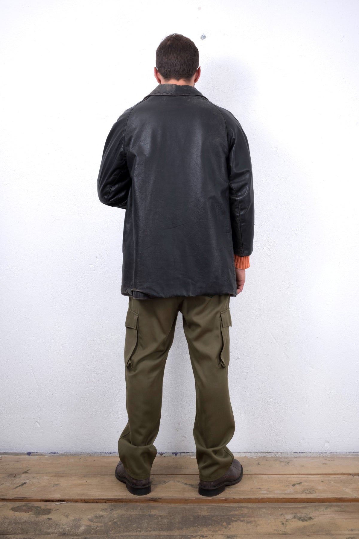 TRENCH IN VERA PELLE VINTAGE